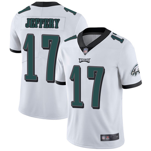 Men Philadelphia Eagles #17 Alshon Jeffery White Vapor Untouchable NFL Jersey Limited Player Football